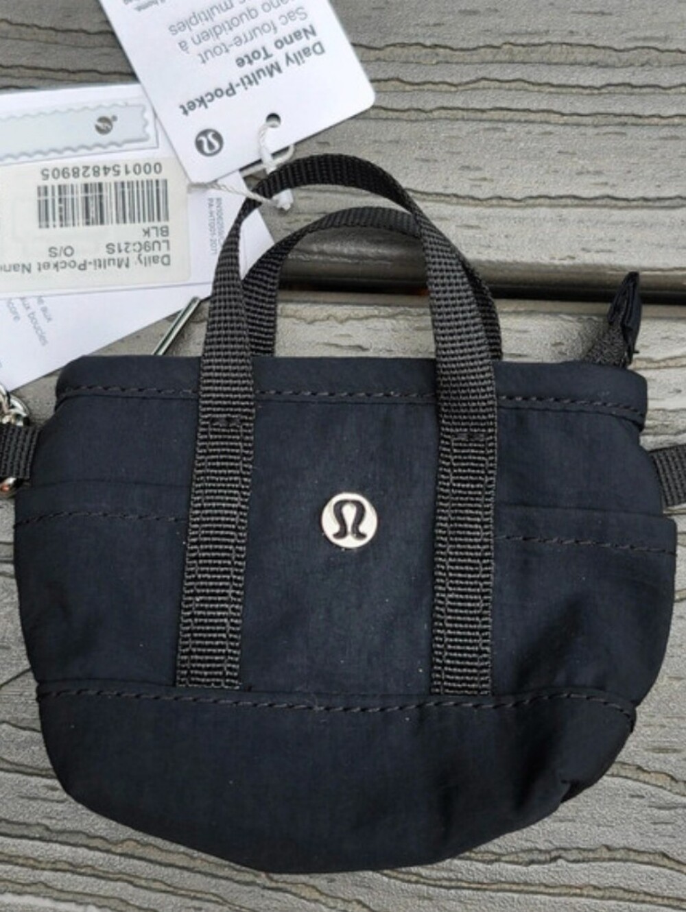 lululemon athletica Black Daily Multi-Pocket Nano Tote
